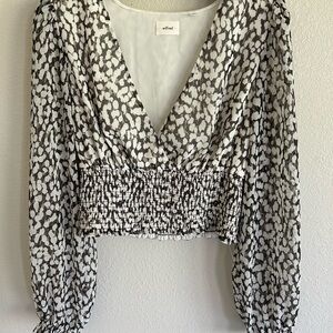 Wilfred Monochrome Patterned Blouse